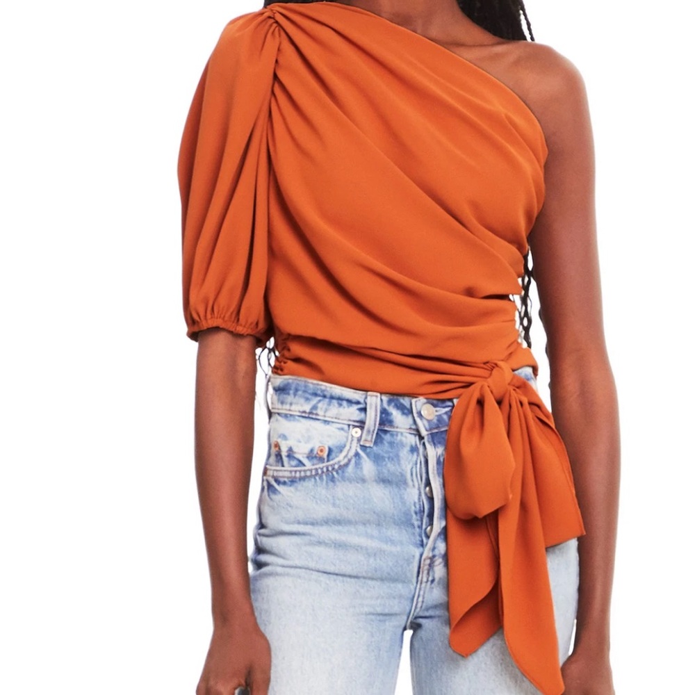 Amanda Uprichard Bexley Top in Ginger NWT